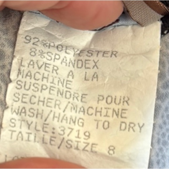 Jessica Dress Black White Random Design Sleeveless Reverse Seams on Panels Sz 8 - Picture 11 of 11